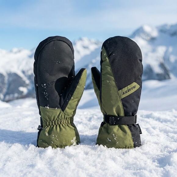 SCOTT Ultimate Warm Waterproof Mittens – Fir Green/Black – Size L – NEW - Picture 3 of 7